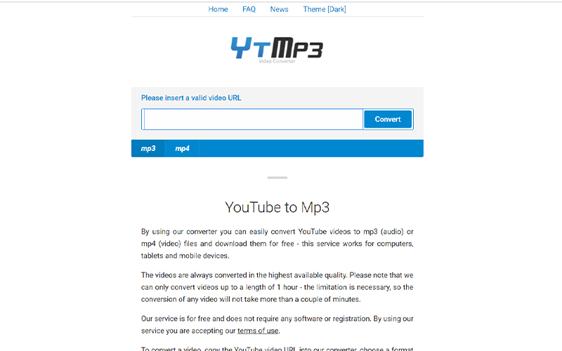 youtube to mp3 online