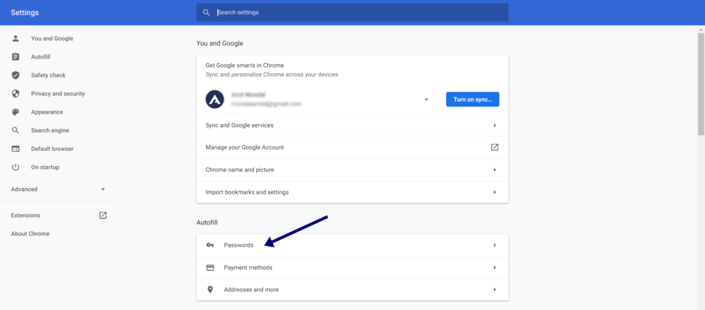 Export Chrome Bookmarks and export chrome Passwords