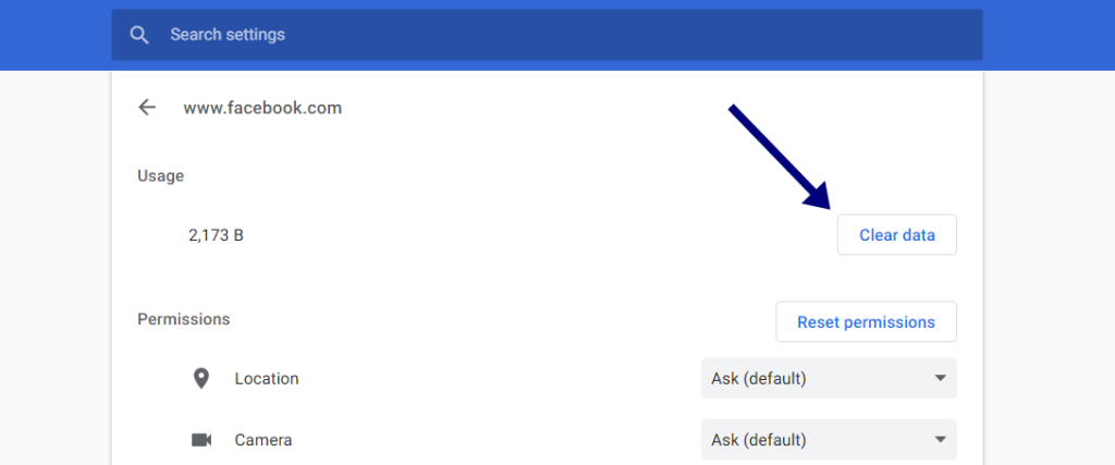 clear cache cookies chrome clear cache