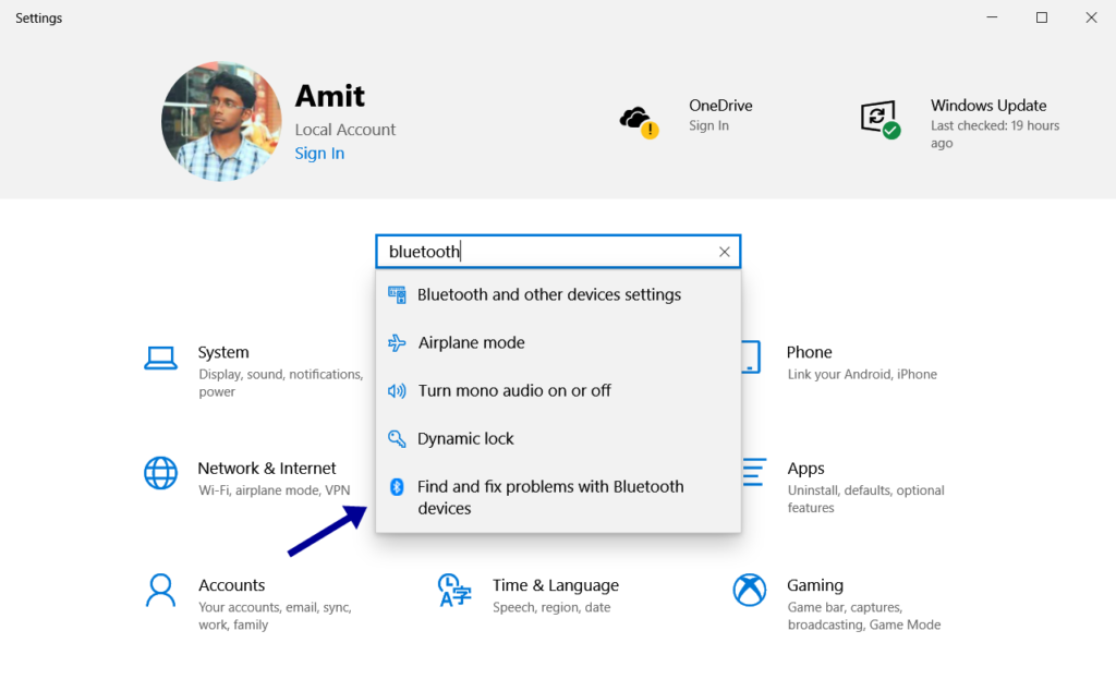 bluetooth file transfer not working windows 10