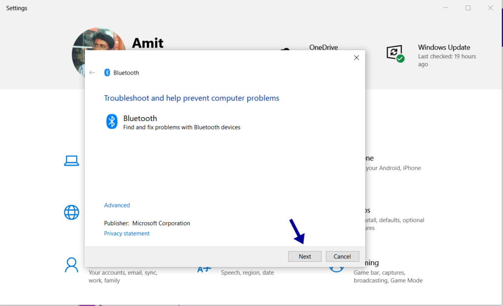 bluetooth file transfer not working