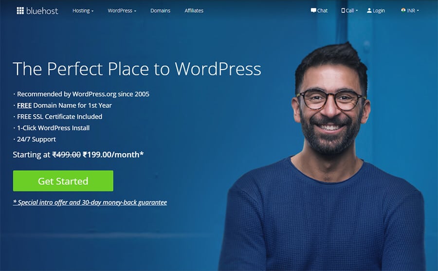 Bluehost India vs Bluehost.com, Bluehost review, Bluehost global vs Bluehost India