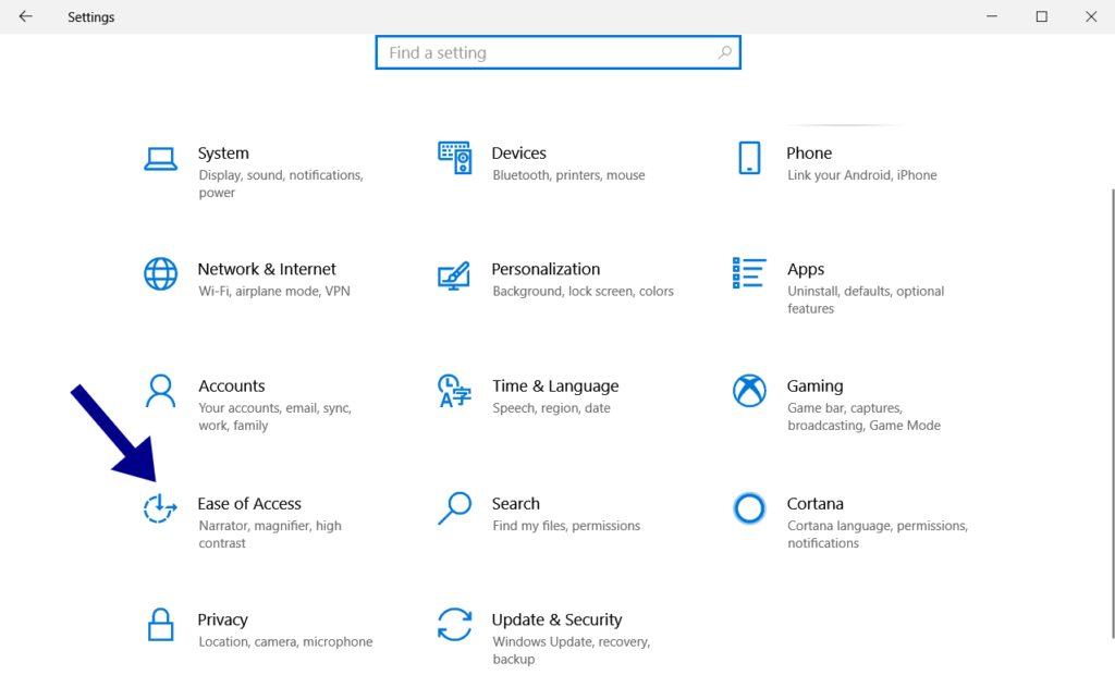 Reset Display Settings Windows 10, Reset Dis­play Set­tings to Default, revert to default display settings