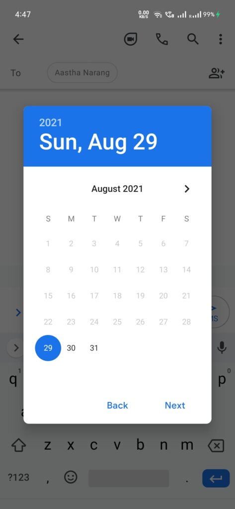 Sched­ule Text Mes­sages on Android, Sched­ule Text Mes­sages Android, Android Text Mes­sage Sched­uleing