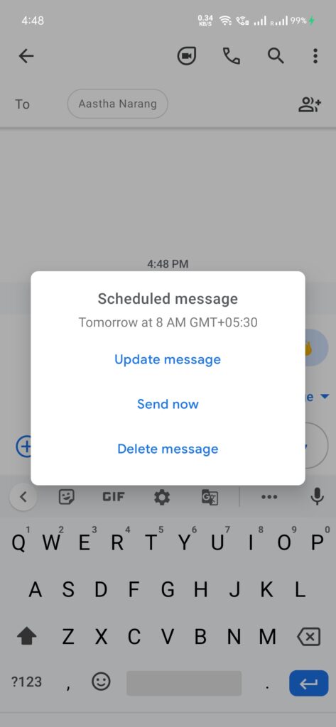 Sched­ule Text Mes­sages on Android, Sched­ule Text Mes­sages Android, Android Text Mes­sage Sched­uleing