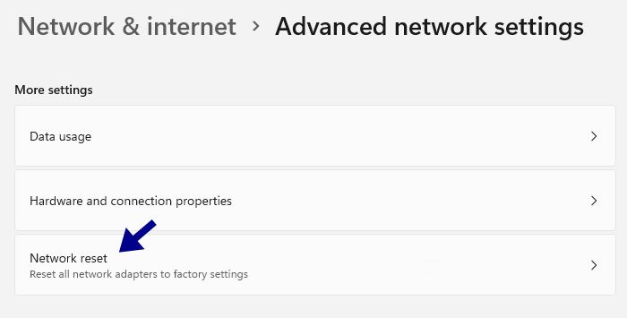 Reset Network Settings in Windows 11, Network Settings in Windows 11, Reset Network in Windows 11