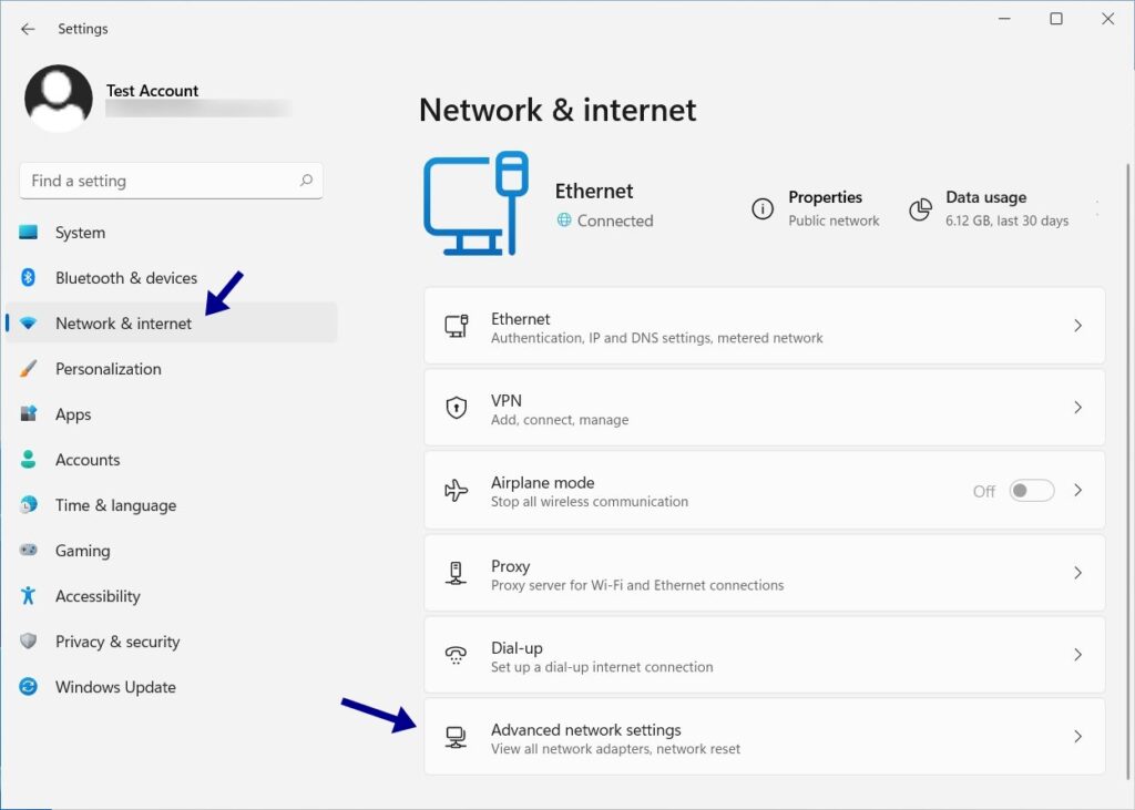 Reset Network Settings in Windows 11, Network Settings in Windows 11, Reset Network in Windows 11