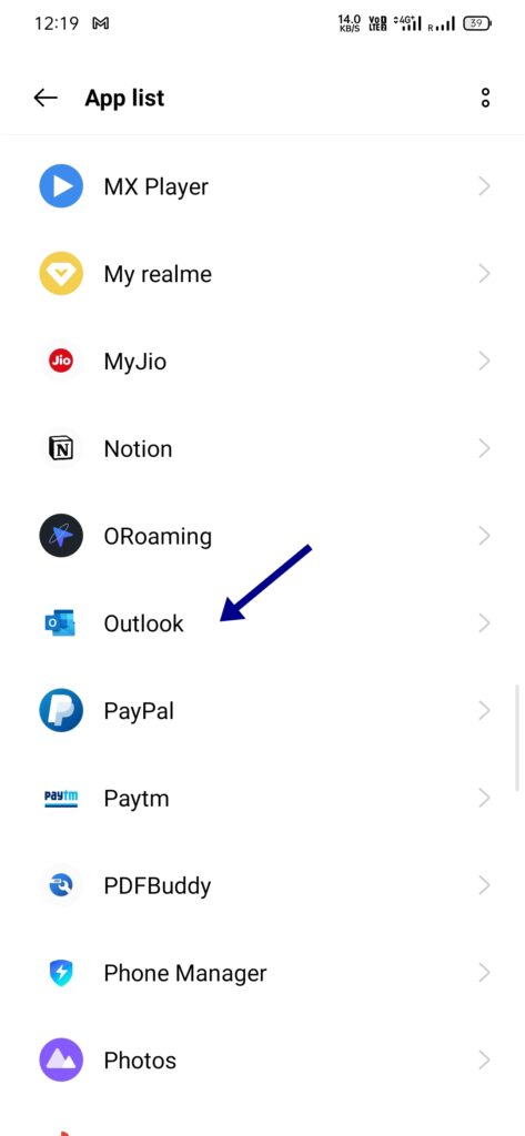 Outlook Not Working on Android