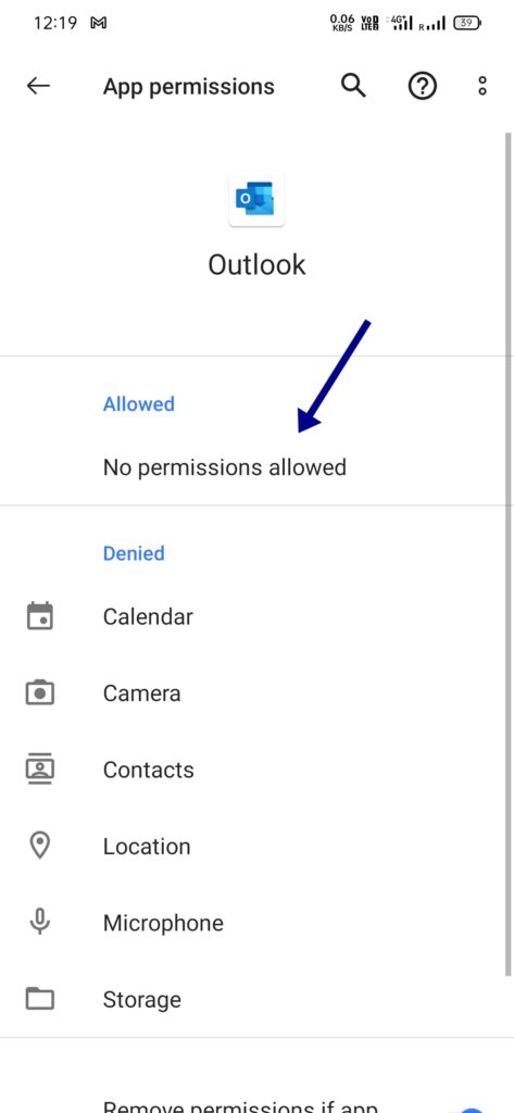 Outlook Not Working on Android