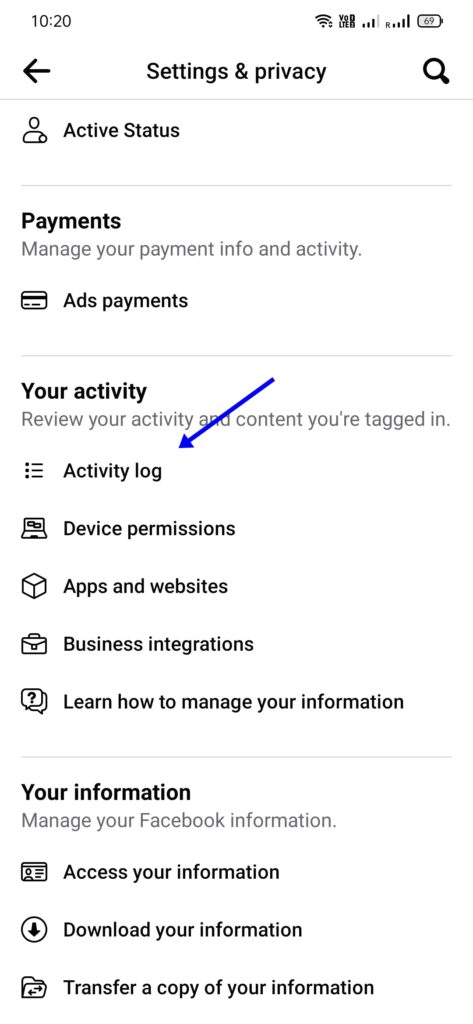 Delete Facebook Watch History